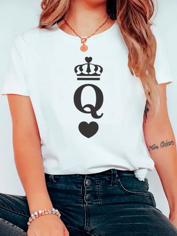 Playera king queen para parejas - Image 7