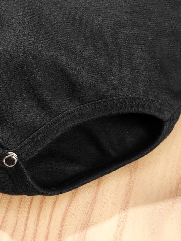 Body para Niños con Foto y Texto Personalizado - Pelele de Cuello Redondo Suave al 100% Poliéster, Regalo Personalizado para Cumpleaños, Anuncios, Baby Shower - Lavado a Mano/Limpieza en Seco, Ropa Infantil para Todas las Estaciones, Diseño Personalizado sobre Lienzo Blanco | Material Fácil de Cuidar, Ideal para Exteriores - Image 10